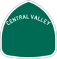 Central Valley route marker