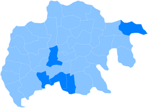 Areas where Cienugueza is spoken