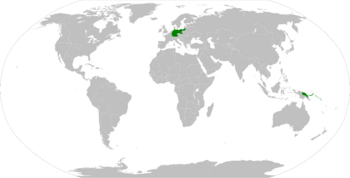 Location of Germany within Europe