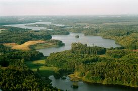 The Kashubian Lake District in north-western Pomerelia.