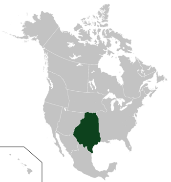 Location of Texas