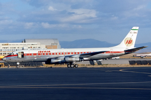 Iberia DC-8 in Marigalante.png