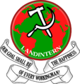 The phrase on the logo of the Landintern.