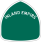 Inland Empire route marker