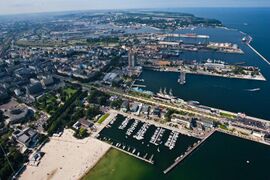 The important Baltic port of Gdynia in Pomerelia.