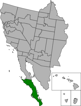 Map of Pacífico Norte